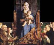 Antonello da Messina Madonna with SS Nicholas of Bari,Anastasia oil painting reproduction